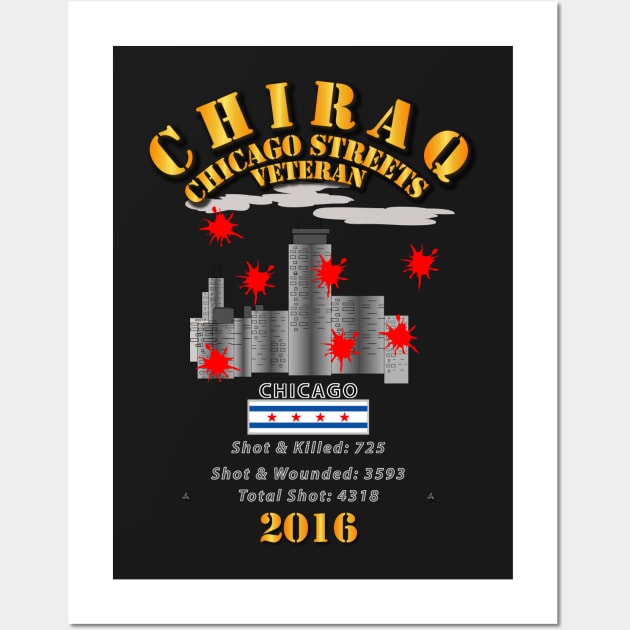 City - CHIRAQ - 2016 Wall Art by twix123844